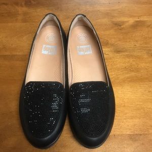 Fit Flop w/crystals Black 8